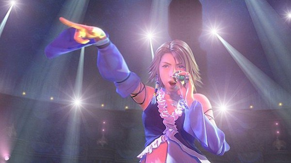 La potente invocatrice Yuna... Ehm! Qualcuno non ha ancora digerito l'intromissione di Celine Dion in Final Fantasy. Giustamente? Giustamente.