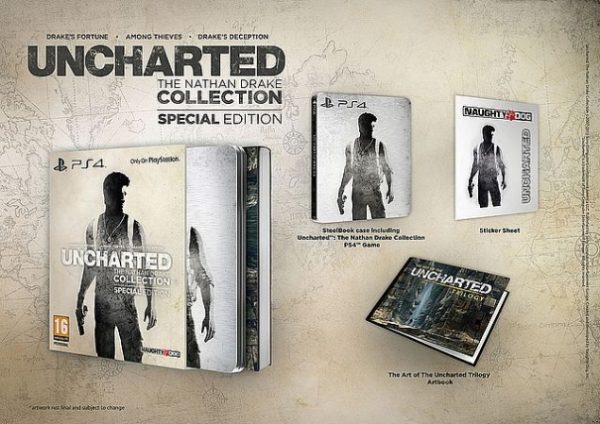 uncharted nathan drake collection special edition limited price artbook