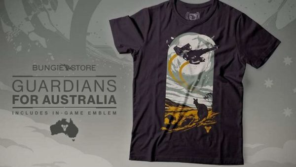 guardians for australia destiny 2 maglietta