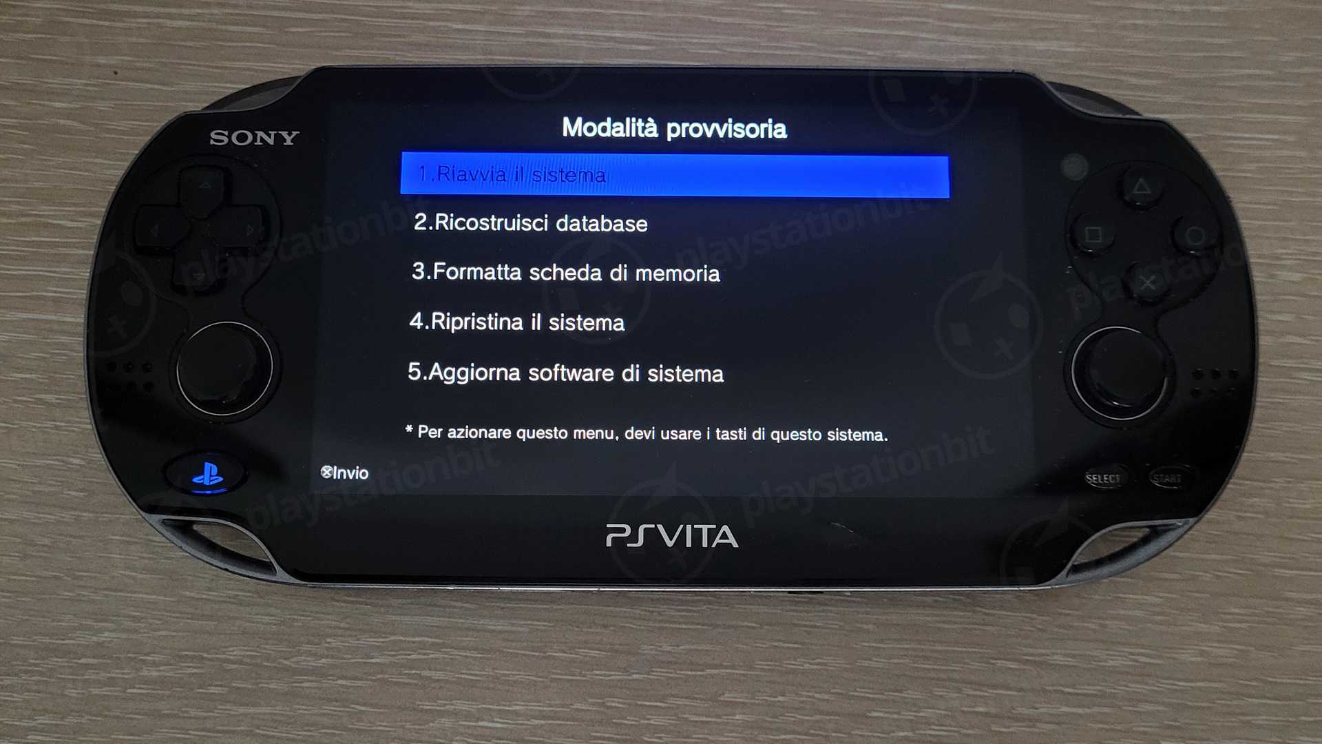 PlayStation Vita, come entrare in modalità provvisoria e come utilizzarla - Guida